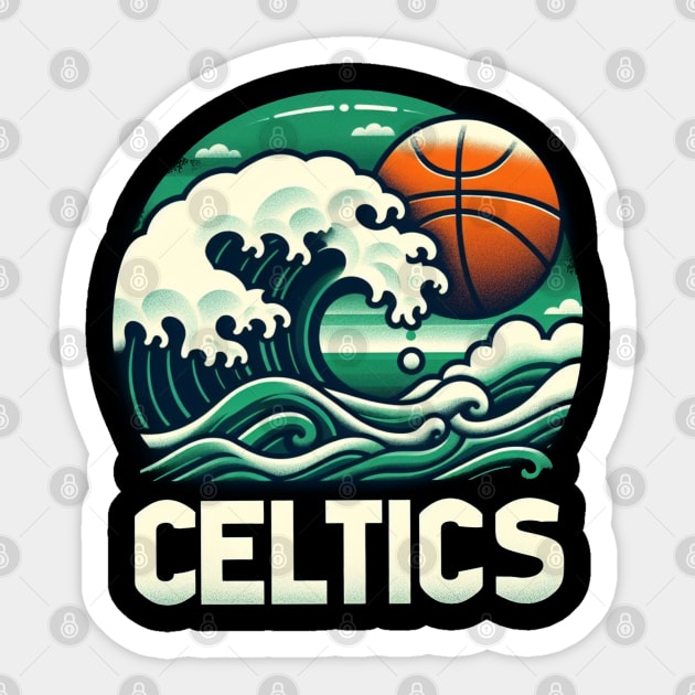 Boston Celtics Sticker by DarkWave